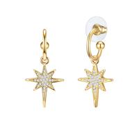 Lulu & Jane Boucles d'oreilles jaune d'or, Taille One Size