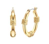 Lulu & Jane Boucles d'oreilles jaune d'or, Taille One Size