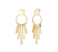 Lulu & Jane Boucles d'oreilles jaune d'or, Taille One Size