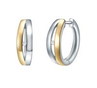 Lulu & Jane Boucles d'oreilles or / argent, Taille One Size