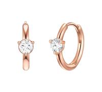 Lulu & Jane Boucles d'oreilles or rose, Taille One Size