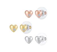 Lulu Jane Clous d'oreilles pour Femme en Alliage de fer Verre