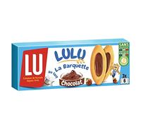 Lulu La Barquette - Génoise au Chocolat Noisette - Idéal pour le Goûter - 4x Pack de 3 Sachets Fraîcheur (120 g)