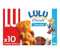 LULU L'OURSON - Chocolat Délicieux, Format 300G - Lot De 4