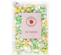 Lulubug Lot de 500 pompons en 5 couleurs Pastel G