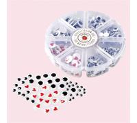 Lulubug Lot de 500 yeux et coeurs mobiles