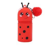 Lulubug Mini pendentif en silicone coccinelle Ruby