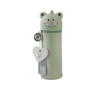 Lulubug Trousse en silicone, vert, dinosaure