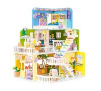 LULUFUN Blocs de Construction, Maison de rêve, Jouet à Trois Couches, Villa, Amis, kit de Construction, Vacances éducatives, Maison de Vacances, Blocs de Construction, Jouets