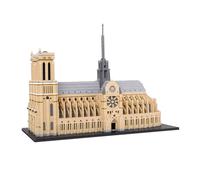 LULUFUN Ensemble de Blocs de Construction Ensemble de Construction d'architecture de renommée Mondiale Notre Dame de Paris Mini Micro Blocs de Construction Jouets, Cadeau pour Adultes et Enfants