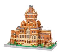 LULUFUN Ensemble de Blocs de Construction, Memorial Hall World Famous College Model Collection Toys, Mini Blocks Kit for Hobbyists, Gift for Adults and Children