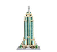 LULUFUN Etat de l'empire Kit de Blocs de Construction modèle,Mini Bloc de Construction d'architecture célèbre,Ensembles de modèles de Collection,Cadeaux Jouets pour Enfants et Adultes 3819 pièces