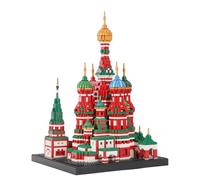 LULUFUN Jeu de Blocs de Construction Cathédrale colorée Architecture célèbre dans Le Monde Entier Jeu de Mini-Blocs de Construction, Jouet éducatif, Cadeau pour Adultes et Enfants (4300 pcs)