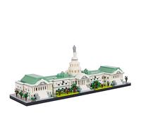 LULUFUN Kit de Blocs Construction Capitol des États-Unis,Mini Bloc d'architecture célèbre,Ensembles modèles Collection,Cadeaux Jouets pour Enfants et Adultes 4030 pièces, (TX-1124)