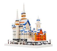 LULUFUN Kit de Blocs de Construction, Architecture célèbre, modèle du château de Neuschwanstein, Mini-Ensemble de Blocs, Jouets pour Enfants, Adolescents et Adultes, 2800 pièces