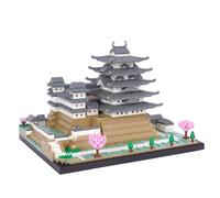 LULUFUN Kit de Blocs de Construction, château Himeji, Jeu de modèle d'architecture du château Japonais, Jouet de Construction éducatif pour Adultes et Enfants, Noël, Anniversaire