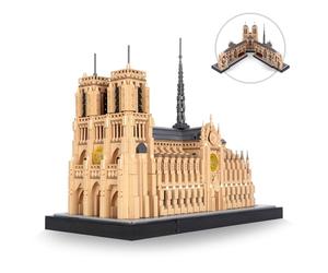 LULUFUN Kit de Blocs de Construction, Mobile Notre-Dame de Paris Église Modèle Kits Puzzle 3D Adulte Architecture Jouets de Construction 5210 Pièces