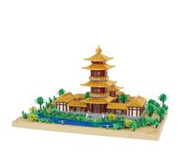 LULUFUN Lot de 3973 Blocs de Construction, Croissant de Lune et Printemps, Architecture Chinoise célèbre, Kits de Mini Blocs de Jouets, Cadeaux pour Enfants et Adultes
