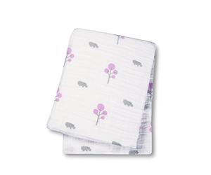 Lulujo 121-000-011 Lange en Mousseline de Coton 120 x 120 cm