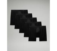 lululemon - Boxer Always In Motion Lot de 5 pour Hommes - 13 cm - Noir - Taille S