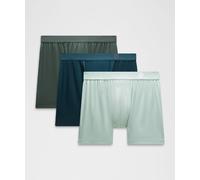 lululemon - Boxer Always In Motion Trio pour Hommes - 13 cm - Blue/Vert - Taille 2XL