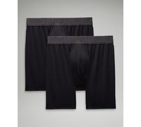 lululemon - Boxer Built to Move Lot de 2 pour Hommes - 13 cm - Noir - Taille M