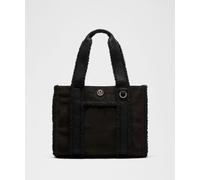 lululemon - Boxy Tote Bag 10L Faux Shearling Trims - Noir