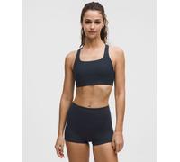 lululemon - Brassière All-Time Hero côtelée Maintien moyen, bonnets B/C pour Femmes - Bleu - Taille XS
