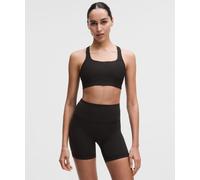 lululemon - Brassière All-Time Hero côtelée Maintien moyen, bonnets B/C pour Femmes - Taille XL