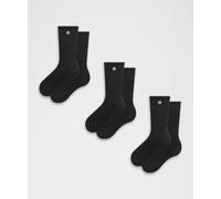 lululemon - Chaussettes Daily Essential unisexe Lot de 3 - Taille XL