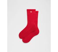 lululemon - Chaussettes Daily Essential unisexe - Rouge - Taille XL