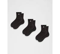 lululemon - Chaussettes hautes Daily Essential unisexe Lot de 3 - Taille M - Taille M