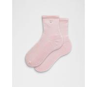 lululemon - Chaussettes hautes Daily Essential unisexe - Rose - Taille XL