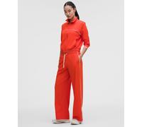 lululemon - Court Rival Wide-Leg Track Pant Regular Contrast Drawcord pour Femmes - Blanc - Taille 8