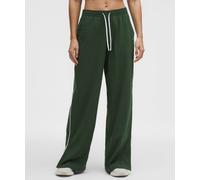 lululemon - Court Rival Wide-Leg Track Pant Regular Contrast Drawcord pour Femmes - Blanc - Taille 8