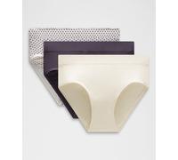 lululemon - Culotte bikini UnderEase taille haute Lot de 3 pour Femmes - Violet/Violet/É - Taille XS