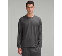 lululemon - Haut manches longues Soft Jersey pour Hommes - Noir/Gris - Taille M