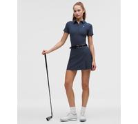 lululemon - Jupe de golf plissée à l'avant en sergé extensible pour Femmes - Bleu - Taille 26