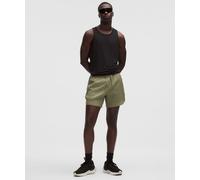 lululemon - Mile Maker Reflective Linerless Short 6" pour Hommes - Vert - Taille 2XL