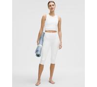 lululemon - Pantacourt Align taille très haute pour Femmes - 43 cm - Blanc - Taille 8