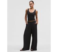 lululemon - Pantalon BeCalm taille haute très large à pinces Tissu nouvelle version pour Femmes - Taille 2XS