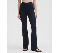 lululemon - Pantalon Groove évasé taille haute en Nulu Court pour Femmes - Bleu - Taille 8