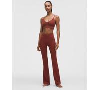 lululemon - Pantalon Groove évasé taille haute en Nulu Court pour Femmes - Taille 2