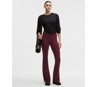 lululemon - Pantalon Groove évasé taille haute en Nulu Standard pour Femmes - Burgundy - Taille 8