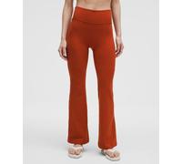 lululemon - Pantalon Groove évasé taille haute en Nulu Standard pour Femmes - Orange - Taille 2