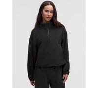 lululemon - Plush Velour Oversized Half Zip pour Femmes - Noir - Taille XL