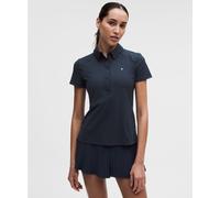 lululemon - Polo manches courtes à séchage rapide Ourlet droit pour Femmes - Bleu - Taille 2