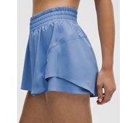 lululemon - Short de running Shake It Out taille haute pour Femmes - 6 cm - Bleu - Taille M