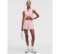 lululemon - Short de running Shake It Out taille haute pour Femmes - 6 cm - Rose - Taille XL