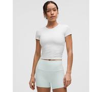 lululemon - T-Shirt All It Takes côtelé à détail torsadé au dos pour Femmes - Blanc - Taille 6
